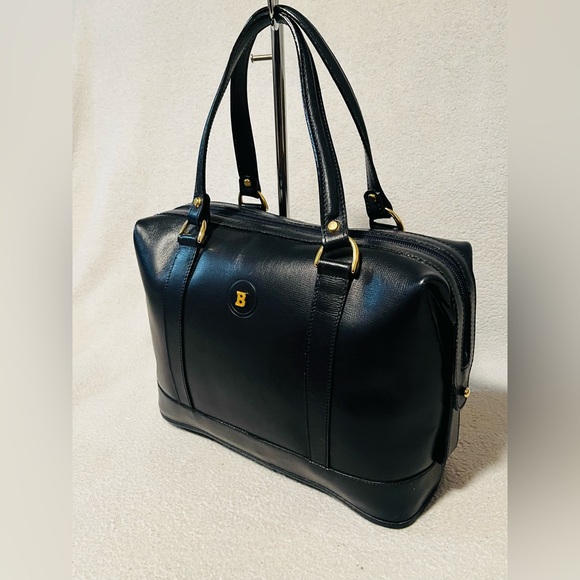 Bally Leather Dark Blue Hand Bag - Picture 6 of 13